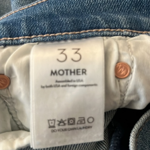 NWT, Mother,  Outsider Sneak Jeans Nice - Picture 8 of 13